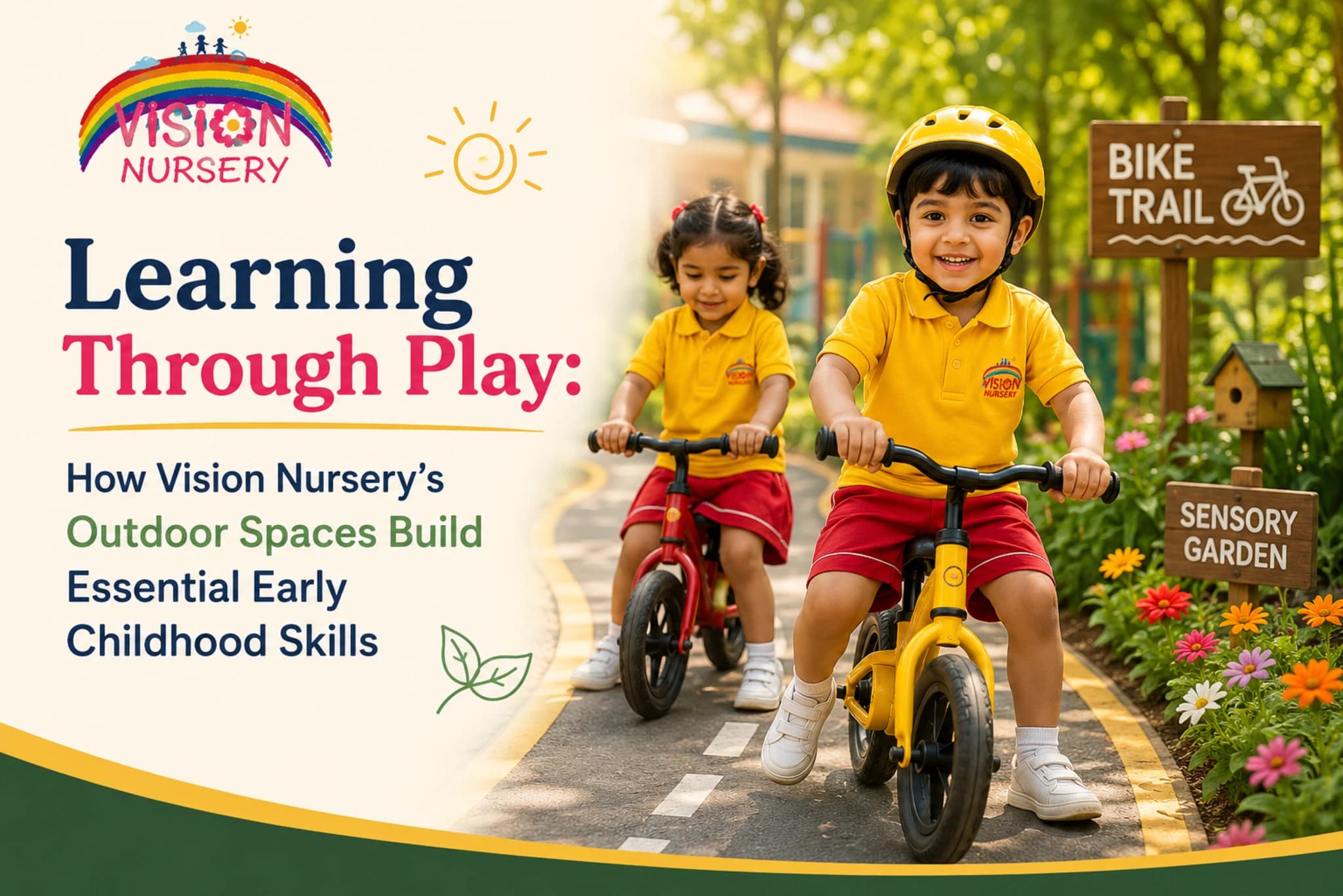 Learning Through Play: How Vision Nursery’s Outdoor Spaces Build Essential Early Childhood Skills