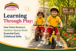 Learning Through Play: How Vision Nursery’s Outdoor Spaces Build Essential Early Childhood Skills
